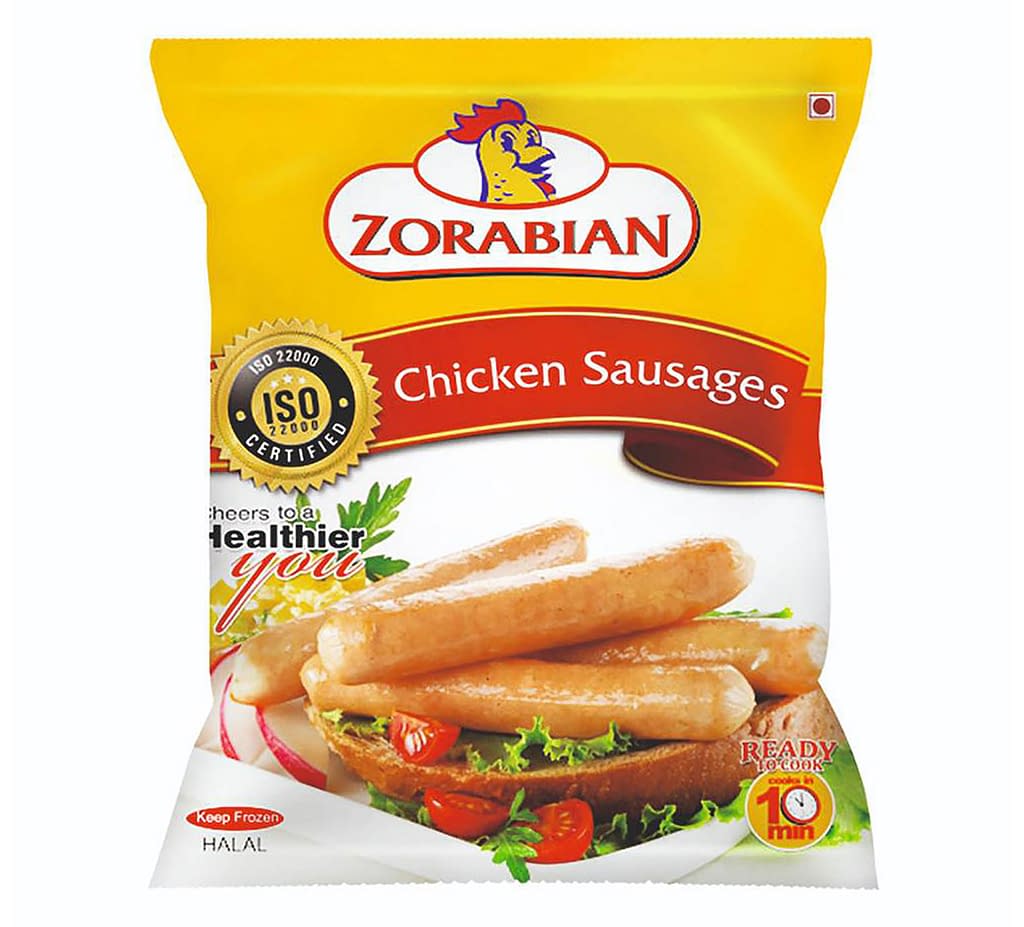Chicken Sausages Breakfast Sausages Ready to Cook Zorabian Chicks Pvt Ltd